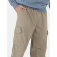 thumbnail image 4 of No Boundaries Men's & Big Men's Twill Cargo Pants, Size XS-5XL, 4 of 5