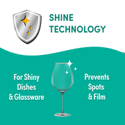 Lemi Shine Shine + Dry, Dishwasher Rinse Aid, Spotless and Streakless Shine, 8.45 oz.