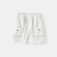 thumbnail image 3 of YUELONGHU Toddler Boys Sweatpants 3-4 Years Back to School Boys Joggers Size 7 Toddler Girls Boys Kids Sport Solid Spring Summer Shorts Clothes Casual Shorts Fashion Shorts, 3 of 3