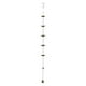 thumbnail image 3 of Cadena de de metal de 99,6 pulgadas de largo para drenaje de aleros, colector de agua decorativo, reemplazo para bajantes, patios, techos,, 3 of 8