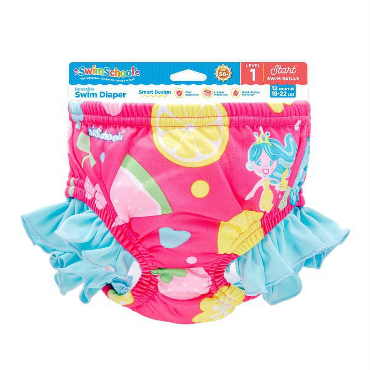 Reusable Baby Swimwear Diapers Babies Girls Boys Swimsuit Infant Adjustable Swimming Trunks Kids Diaper Leakproof Nappy
