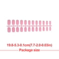 thumbnail image 3 of 1 Set on Nails Medium Length Files Stick Full Cover Wraps Art Decals Artificial Beauty Tool Manicure Kit Decorations 6, 3 of 6
