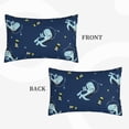 thumbnail image 4 of Bixox Space Dinosaur Printed Pillow Protector,Super Soft Ideal for Home,Guests,Rentals - 16"x24", 4 of 8