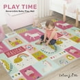 thumbnail image 2 of Dream On Me Play Time Reversible Baby Play Mat |Foldable Extra Large Thick Foam Crawling Playmats For Toddlers|Waterproof Portable Playmat For Babies | Yoga/Picnic/Game Mat|Indoor/Outdoor, 2 of 6