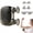 Black, variant on USB Rechargeable Mini Massager – Interchangeable Heads, Portable