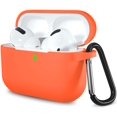 thumbnail image 1 of Compatible with AirPods Pro Case Cover[Front LED Visible] Soft Silicone Protective Cases Cover Skin Designed for AirPod Pro Charging Case, Women Men, with Keychain (Orange), 1 of 5