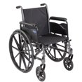 thumbnail image 1 of Silla de ruedas Invacare Tracer SX5 para adultos | Plegable para uso diario | Asiento de 45 cm | Brazos completos, color negro/plateado, 1 of 5