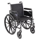 thumbnail image 1 of Silla de ruedas Invacare Tracer SX5 para adultos | Plegable para uso diario | Asiento de 45 cm | Brazos completos, color negro/plateado, 1 of 5