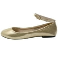 thumbnail image 2 of AlpineSwiss Calla Womens Ballet Flats Ankle Strap Shoe Classic Ballerina Slipper, 2 of 7
