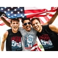 thumbnail image 4 of Tstars 'Murica American Flag Trump Shirt | Patriotic USA MAGA Men's Tee for 4th of July & Memorial Day Medium Gray, 4 of 6
