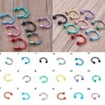 thumbnail image 2 of GKNET 1Pcs Fashion Horseshoe Fake Nose Ring C Clip Body Piercing Delicate Jewelry For Women Men-Colourful, 2 of 8