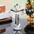 thumbnail image 4 of WYZCTTD Crystal Standing Cross Decor, Handmade Glass Holy Cross Collectible Figurines for Home Decoration, Easter Christmas Decoration for Pary，Transparent, 4 of 6