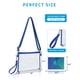 thumbnail image 2 of Bagenius Clear Purse Bolsa transparente aprobada por el estadio con correas extraíbles para el trabajo, eventos deportivos y conciertos, 2 of 5
