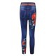thumbnail image 3 of Mujeres Moda Casual Floral Impreso Cintura alta Imitación Denim Leggings Elasticidad Lápiz Pantalones Pantalones Pompotops  ulkah943840, 3 of 9