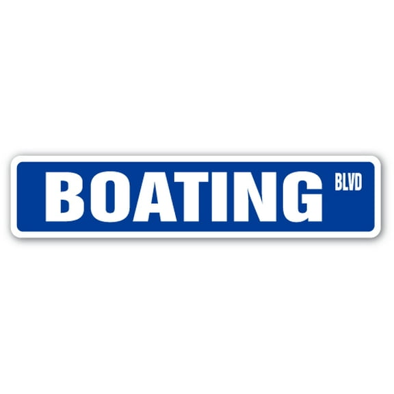 Boating Street [3 Pack] of Vinyl Decal Stickers |for Laptop Car