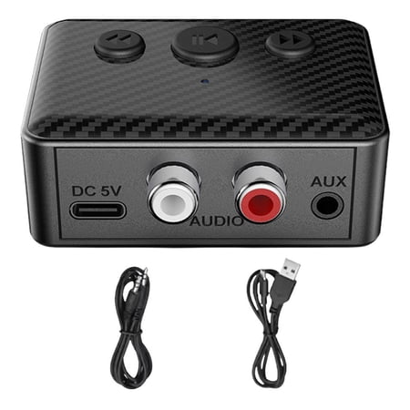 SharkTRUE BluetoothAudio Receiver, Car AuAdapter For Music, Output mm RCA