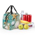 thumbnail image 5 of Fuzoiu Starfish And Seashell Print Lunch Bag for Women & Men,Adult Insulated Lunch Box,Leakproof Cooler,Food Lunch Containers,Reusable Lunch Tote Bags for Work, Travel, Outdoor, 5 of 8
