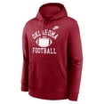 thumbnail image 2 of Men's Nike Crimson Oklahoma Sooners Legacy Football Icon Club Fleece Pullover Hoodie, 2 of 3