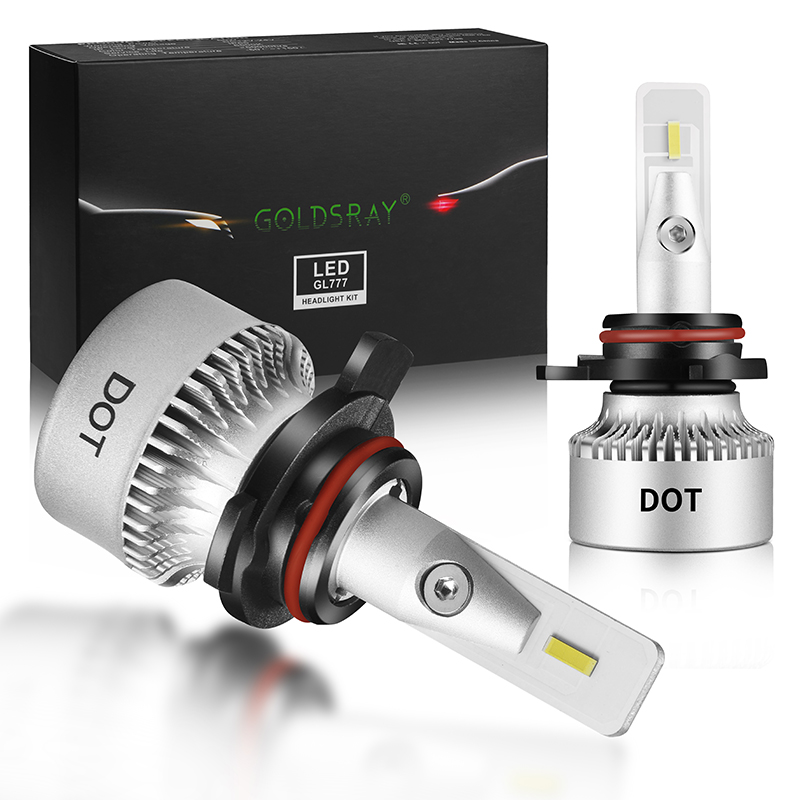 GOLDSRAY 9005 HB3 LED Headlight Bulbs DOT Compliant 60W 12000LM 6500K