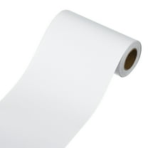 Wallpaper Border, Peel and Stick Wallpaper Borders, 3.9" x 196" Self Adhesive Mirror Frame Trim for Bedroom, Bright White