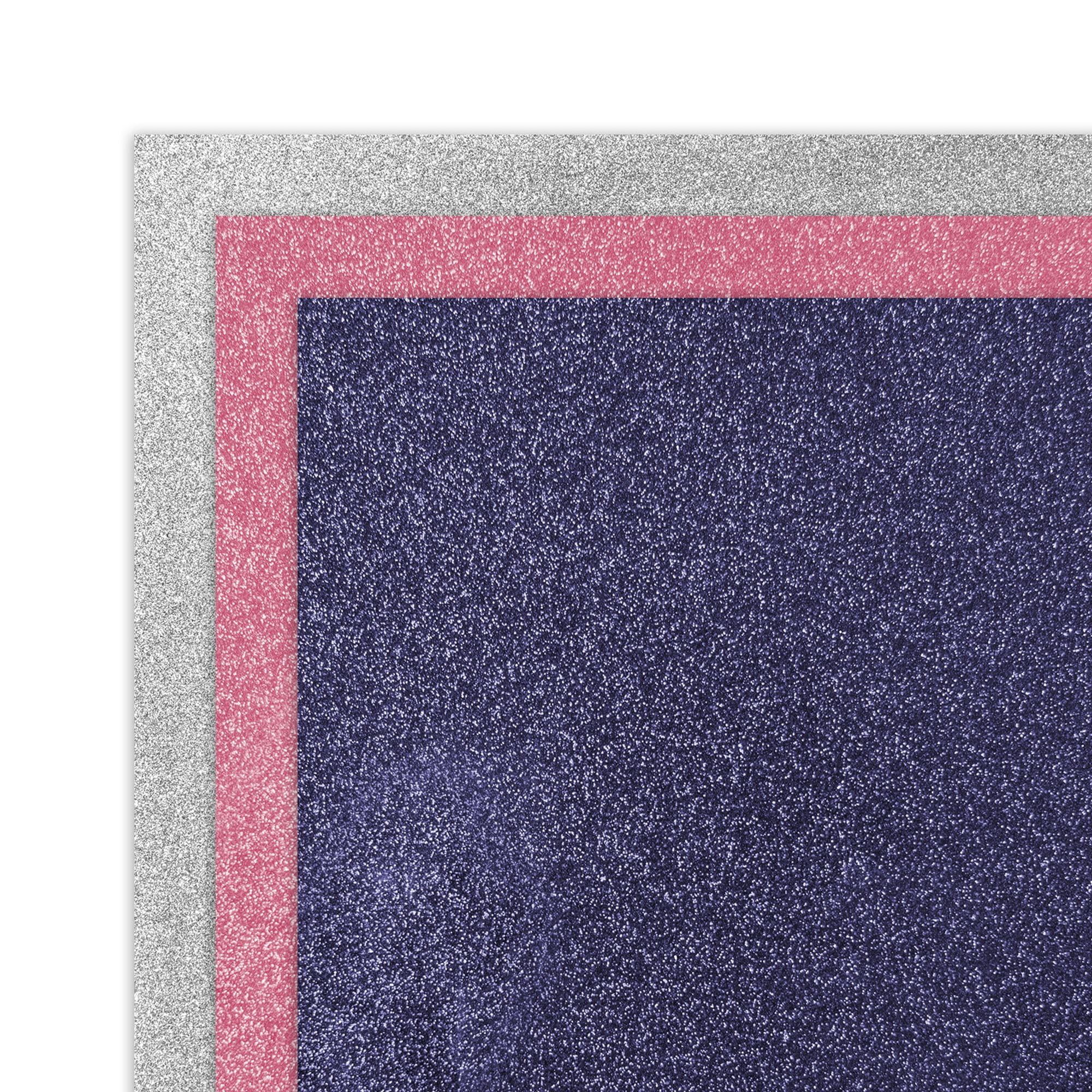 Cricut® Smart Iron-On™ Vinyl Glitter Matless Heat Transfer Vinyl, Nebula Sampler -&nbsp;13 in x 12 in (3 ct), 13" x 12"