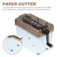 thumbnail image 1 of LEEYNEER Desktop Paper Shredder Manual Document Cutter for Home School Office Black, 1 of 8