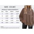 thumbnail image 6 of MOSHU Crewneck Sweaters for Women Drop Shoulder Long Sleeve Tops Side Slit Oversized Pullover Sweaters, 6 of 9