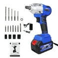 Dayplus 420Nm 1/2" Cordless Impact Wrench Driver Drill 21V Electric