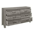 thumbnail image 3 of Topline Home Furnishings Rustic Grey Dresser, 3 of 5