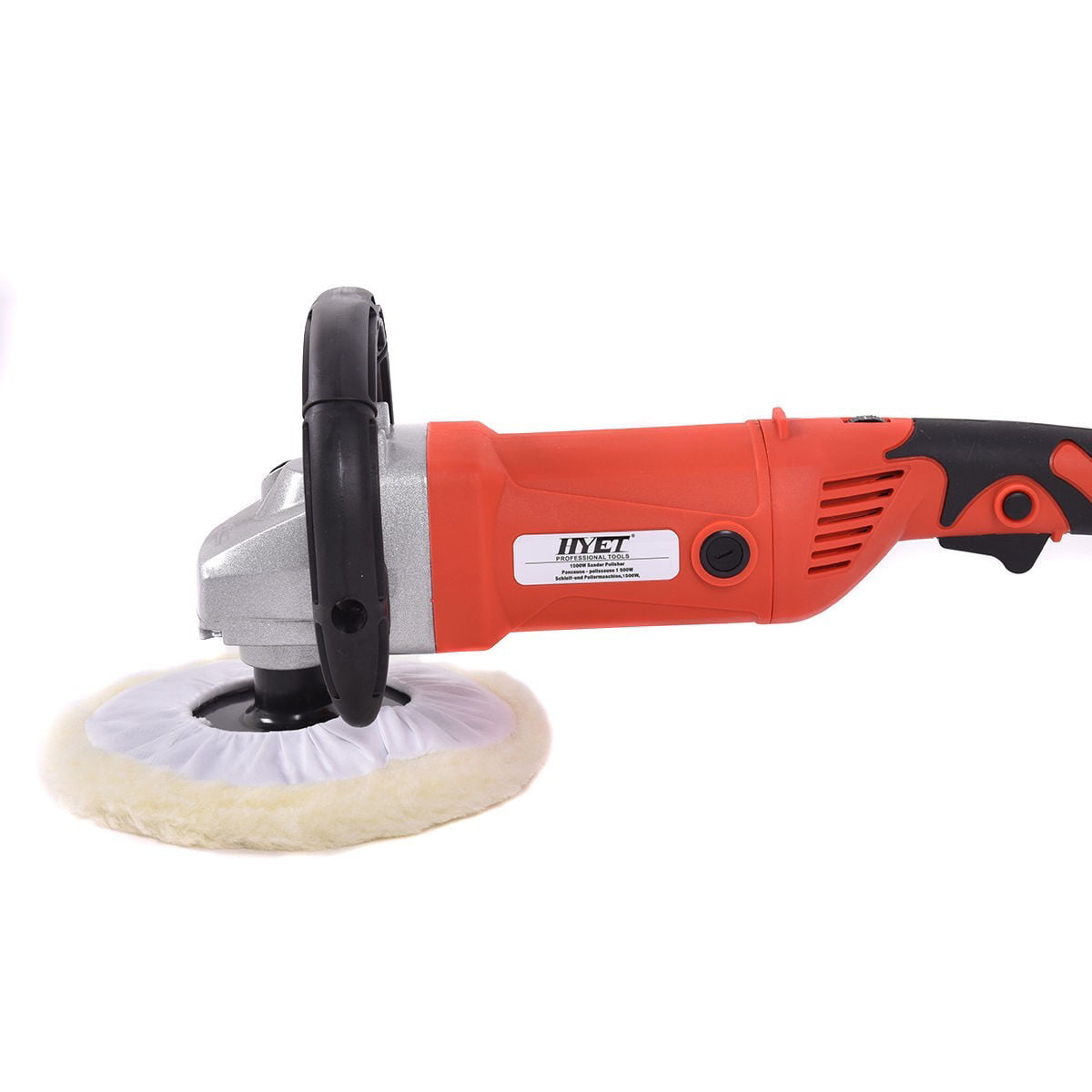 6 Variable Speed Car 7" Electric Polisher Buffer Waxer Sander Detail Boat w/Case 