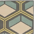 thumbnail image 3 of Safavieh Hampton Dark Ivory Geometric Outdoor Area Rug, 3 of 3