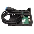 thumbnail image 3 of 3.5 Inch Front Panel USB Hub, Easy Installation Safe Front Panel USB Hub High Speed  for Computer, 3 of 8