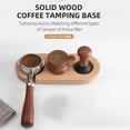 thumbnail image 3 of Coffee Stand, 4 Slots, Duable Wooden 51mm, 58mm optional, Coffee Tamper Holder, Press , Base for Office Espresso home and cafe Kitchen , 58mm, 3 of 8