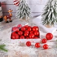 thumbnail image 6 of Hxoliqit Christmas Tree Ornaments Colored Shatterproof Plastic Decorative Baubles For Xmas Tree Decor Holiday Wedding Decoration Features:, 6 of 9