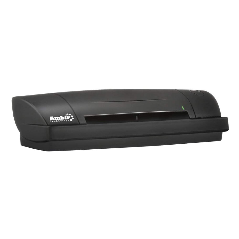Ambir Technology Duplex A6 ID Card Scanner with AmbiScan, Black