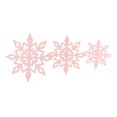 thumbnail image 2 of 6 piezas de papel de Navidad copo de nieve árbol de Navidad decoraciones de Rosado Sunnimix copos de nieve de papel, 2 of 7