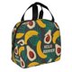 thumbnail image 2 of Easygdp Banana And Avocado Bolsa Térmica Premium - Tela Oxford Impermeable, Gran Capacidad, Bolsillo Frontal, Unisex para Trabajo, Escuela, Actividades al Aire Libre y Picnics, 2 of 8