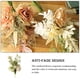 thumbnail image 5 of Ramos de rosas falsas Toystoory Flores artificiales para arreglos Centros de Hogar Cocina Compromiso Decoraciones Blanco, 5 of 6