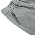 thumbnail image 6 of dazeni Big Boys School Uniform Pants Kids Dress Slacks Pants Elastic Classic Trousers with Pockets Gray, 6 of 6