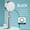 B, variant on TopLLC Household Bath Bathroom Shower Supercharged Household Bath Shower Super Strong Rain Shower Head