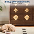 thumbnail image 3 of Fluted 6-Drawer Dining Table Dresser – Mid-Century Modern Wooden Storage Cabinet, 47.2'' Wide – Decorative Boho Style for Dining Room, Bedroom, Living Room, Large Capacity, 3 of 8