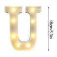 thumbnail image 2 of Matoen Letters Lights Alphabet Lamp LED Letter Lighting Letter Light Illuminated Letters Night Lights Decoration For Birthday Party Wedding Children’s Room, 2 of 6