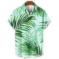thumbnail image 3 of ZCFZJW Mens Casual Button Down Beach Hawaiian Shirts Trendy Summer Short Sleeve Tropical Palm Tree Graphic Tees Tops Big and Tall Regular FIt Soft Cotton T-Shirts Multicolor#01 XXXXL, 3 of 3