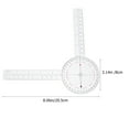 thumbnail image 2 of OULII 2 Pcs Règle d'Angle Rotative Gonomètre Professionnel pour Dessin Personnel, 2 of 8