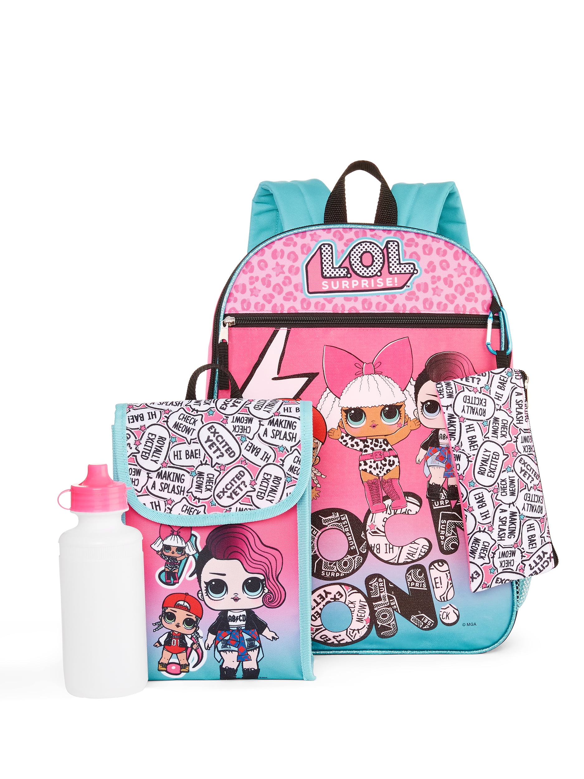 lol 5 piece backpack set