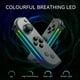 thumbnail image 2 of Recambio para mando Switch. Mando inalámbrico compatible con Switch OLED y Switch, con capturas de pantalla, activación, control de movimiento, doble vibración e iluminación RGB, 2 of 7