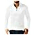 thumbnail image 7 of MLANM Men's Long Sleeve Polo Shirts Quarter-Zip Casual Slim Fit Mock Neck Basic Designed Cotton Shirts, 2XL White, 7 of 7