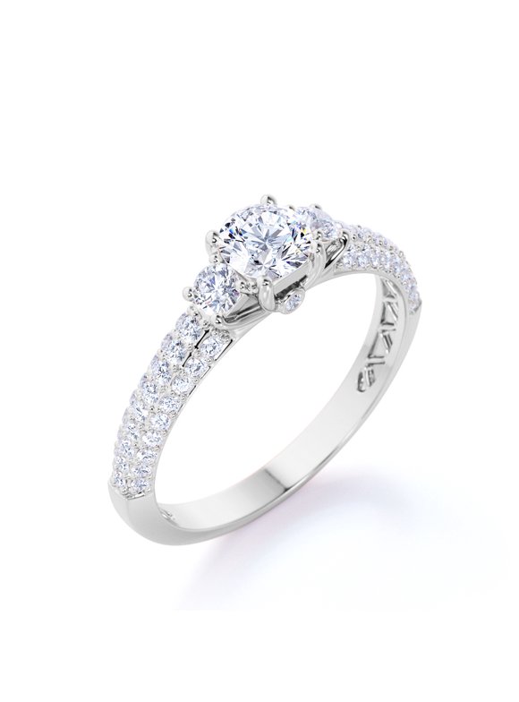 Round Engagement Rings in Engagement Rings