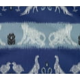 thumbnail image 4 of oneOone Cotton Flex Fabric Stripe|Bird & Monkey Ikat Print Fabric BTY 40 Inch Wide, 4 of 4