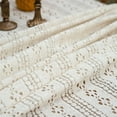 thumbnail image 6 of Boho Handmade Crochet Tablecloth with Tassels Farmhouse Wedding Tablecloth Table Cloth for Kitchen Dinning Decor, 6 of 6